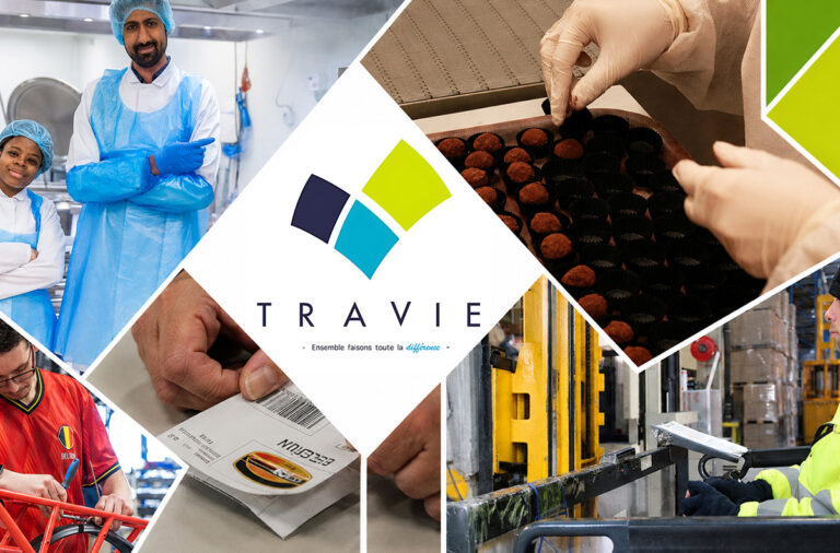 Logo de TRAVIE, entreprise favorisant l'inclusion des personnes handicapées par le travail