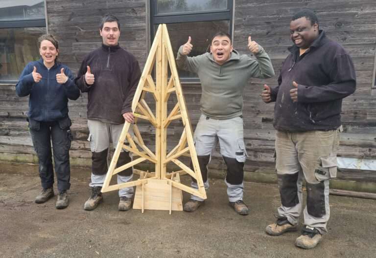 sapins de notre menuiserie BOUT2BOIS