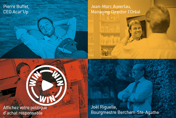 Campagne Win-win-win - Acar-Up, l'Oréal et commune de Berchem-Sainte-Agathe