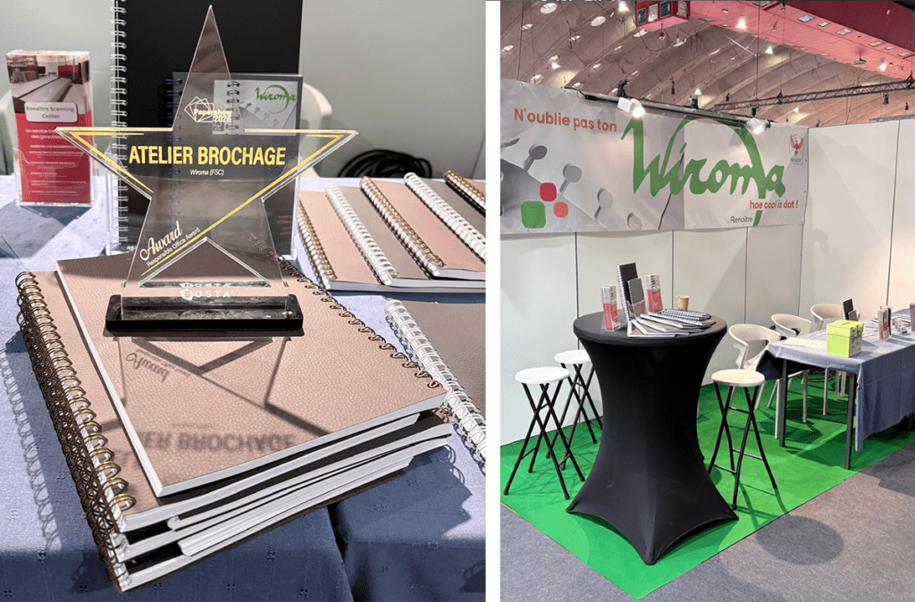 Brochage Renaître participe au Paper Show 2026, a remporté Responsible Office Award grâce à son produit Wiroma.