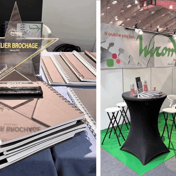Brochage Renaître participe au Paper Show 2026, a remporté Responsible Office Award grâce à son produit Wiroma.